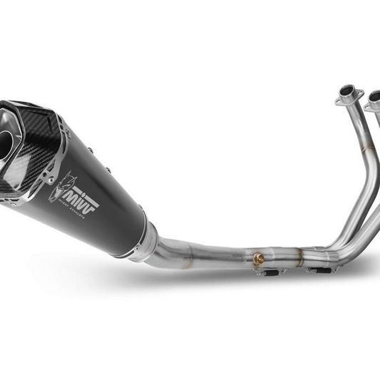 Silencieux d'échappement complet MIVV DELTA RACE en acier noir pour Yamaha Tracer 9 / GT 2021-2023