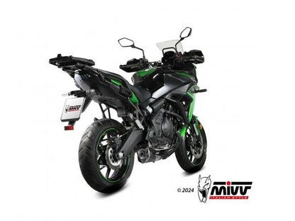 SILENCIEUX MIVV DELTA RACE NOIR EN ACIER INOXYDABLE KAWASAKI VERSYS 650 2024 