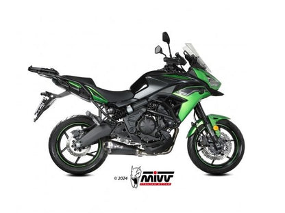 SILENCIEUX MIVV DELTA RACE NOIR EN ACIER INOXYDABLE KAWASAKI VERSYS 650 2024 