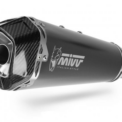 SILENCIEUX MIVV DELTA RACE NOIR EN ACIER INOXYDABLE KTM 990 DUKE 2024 