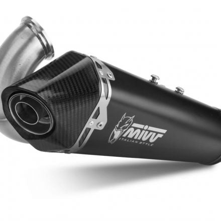 SILENCIEUX MIVV DELTA RACE ACIER NOIR CARBONE DUCATI STREETFIGHTER V2 2022-2024 