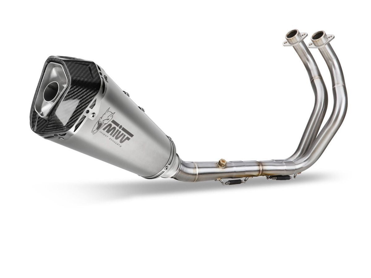 Silencieux d'échappement complet MIVV DELTA RACE en acier pour Yamaha Tracer 9/GT 2021-2023