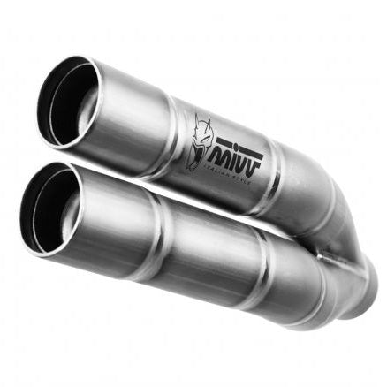SILENCIEUX MIVV DOUBLE GUN EN ACIER INOXYDABLE DUCATI MULTISTRADA V2/S 2022-2024 