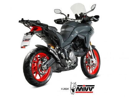 SILENCIEUX MIVV DOUBLE GUN EN ACIER INOXYDABLE DUCATI MULTISTRADA V2/S 2022-2024 
