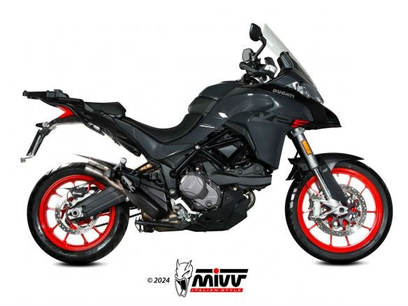SILENCIEUX MIVV DOUBLE GUN EN ACIER INOXYDABLE DUCATI MULTISTRADA V2/S 2022-2024 