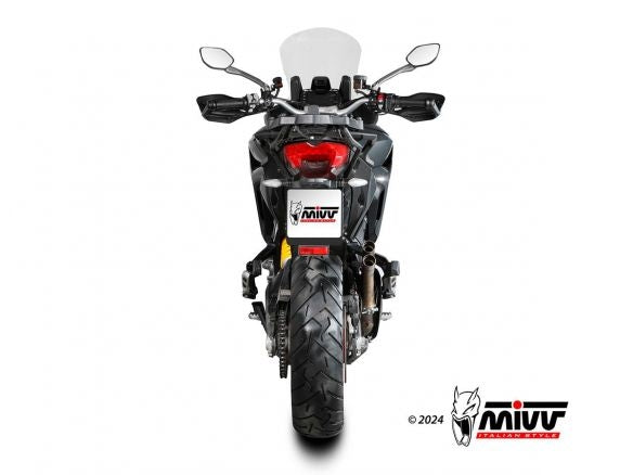 SILENCIEUX MIVV DOUBLE GUN EN ACIER INOXYDABLE DUCATI MULTISTRADA V2/S 2022-2024 