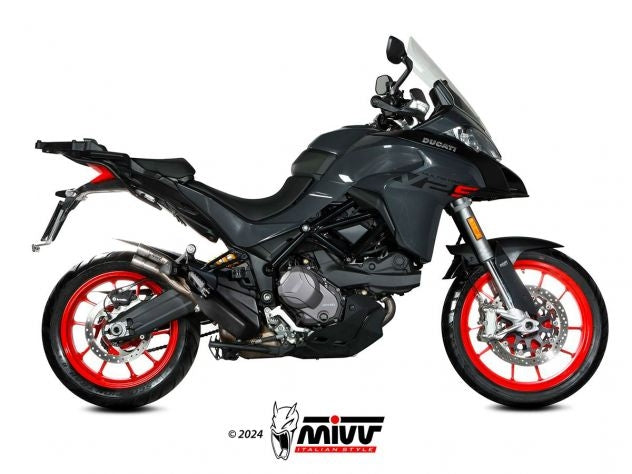 SILENCIEUX MIVV DOUBLE GUN EN ACIER INOXYDABLE DUCATI MULTISTRADA V2/S 2022-2024 