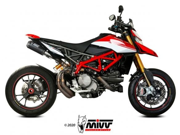 Paire de silencieux MIVV MK3 en carbone pour Ducati Hypermotard 950/SP 2021-2024 