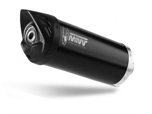 SILENCIEUX MIVV MOVER NOIR EN ACIER INOXYDABLE VESPA GTS 300 2021-2024 