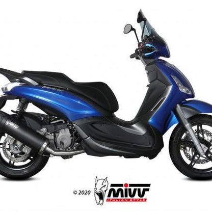 Système d'échappement complet MIVV Noir pour Piaggio Beverly 350 2017-2021
