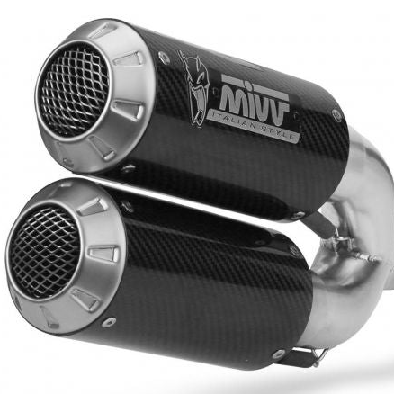 Paire de silencieux MIVV MK3 en carbone pour Triumph Speed ​​Triple 1200 RR/RS 2021-2024