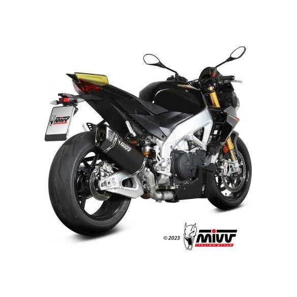 Amortisseur MIVV SR-1 en titane noir pour Aprilia Tuono V4 1100 2021-2024