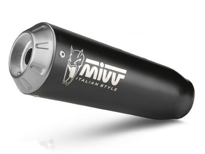 SILENCIEUX MIVV X-M1 ACIER NOIR DUCATI SCRAMBLER 800 ICON 2021-2022 NON HOMOLOGUÉ 