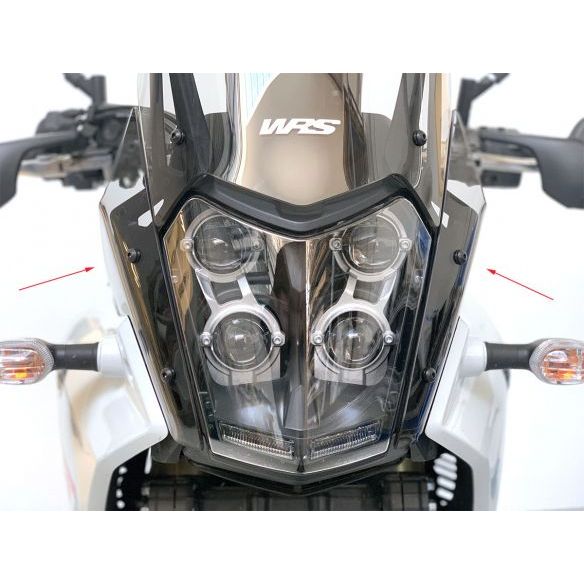 DÉFLECTEURS LATÉRAUX WRS FUMÉ FONCÉ YAMAHA TENERE 700 2019-2024