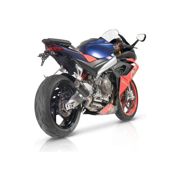 QD Exhaust Gunshot Dark Système d'échappement complet pour Aprilia RS 660 (2020-2023)