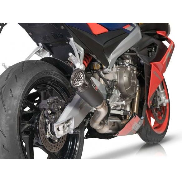 QD Exhaust Gunshot Dark Système d'échappement complet pour Aprilia RS 660 (2020-2023)