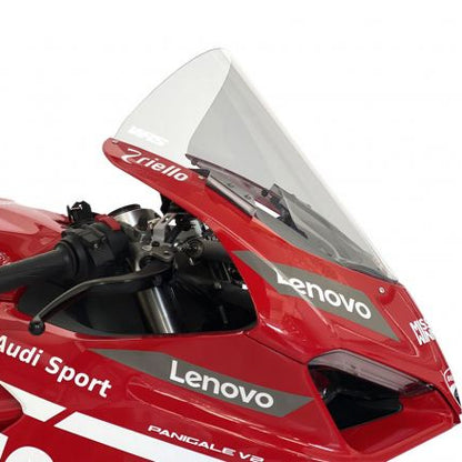 PARE-BRISE HAUT RACE WRS TRANSPARENT +45MM DUCATI PANIGALE V4/S 2018-2019 