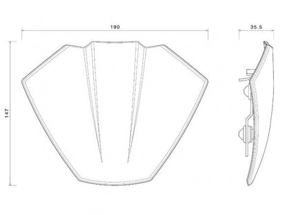 KIT CARÉNAGE DE PHARE EN ALUMINIUM BILLETTE RIZOMA DUCATI DIAVEL V4 2023 