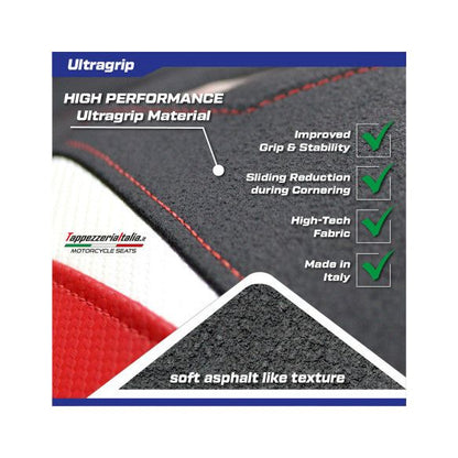Housse de selle compatible Aprilia Touareg 660 (21-24) modèle système confort Boras 