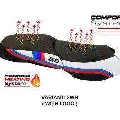 Housse de selle Bologne couleur carbone pour BMW R 1200 GS Adventure 2013-2018 