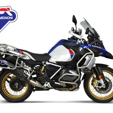 SILENCIEUX HOMOLOGUÉS TERMIGNONI TITANE NOIR BMW R 1250 GS / ADVENTURE 2019-2020 