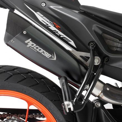 SILENCIEUX EVOXTREME 310 CV CORSE NOIR ACIER SATINÉ KTM DUKE 890 R 2020-2023 