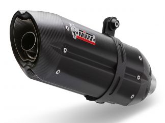 Silencieux d'échappement en carbone homologué AKRAPOVIC EURO 5 pour Yamaha MT-03 2022-2024 