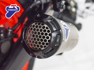Silencieux d'échappement en carbone homologué AKRAPOVIC EURO 5 pour Yamaha MT-03 2022-2024 