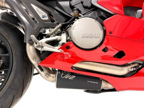 Ligne d'échappement complète Termignoni SBK Replica en titane pour Ducati Streetfighter V2 21-23 