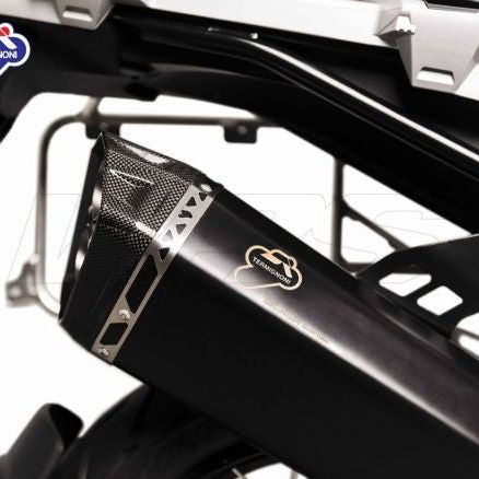 SILENCIEUX HOMOLOGUÉS TERMIGNONI INOX NOIR BMW R 1200 GS 2017-2018 