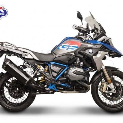 SILENCIEUX HOMOLOGUÉS TERMIGNONI INOX NOIR BMW R 1200 GS 2017-2018 