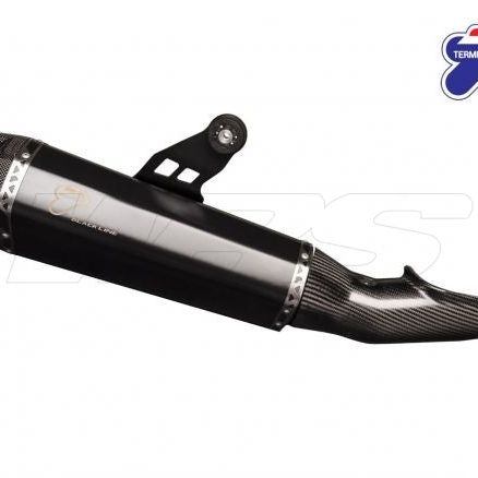 SILENCIEUX HOMOLOGUÉS TERMIGNONI INOX NOIR BMW R 1200 GS 2017-2018 