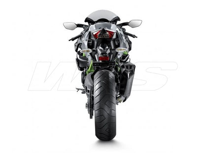 SILENCIEUX SLIP ON AKRAPOVIC FULL CARBONE KAWASAKI NINJA H2 / H2R 15-16 HOMOLOGUÉ 