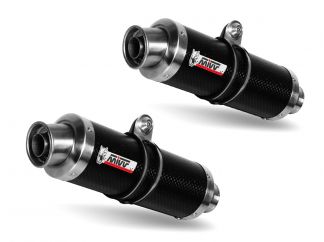 Silencieux d'échappement en carbone homologué AKRAPOVIC EURO 5 pour Yamaha MT-03 2022-2024 