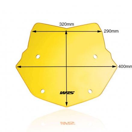 PARE-BRISE ENDURO WRS JAUNE BMW R 1200 GS / ADVENTURE 2013-2018 