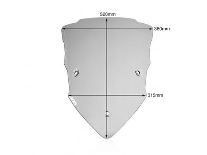 PARE-BRISE TOURING FUMÉE WRS DUCATI MULTISTRADA V2 2022-2024 