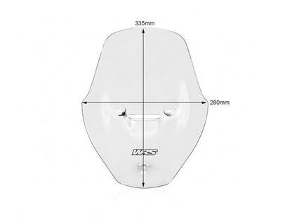 PARE-BRISE TOURING TRANSPARENT WRS DUCATI DIAVEL V4 2023-2024 