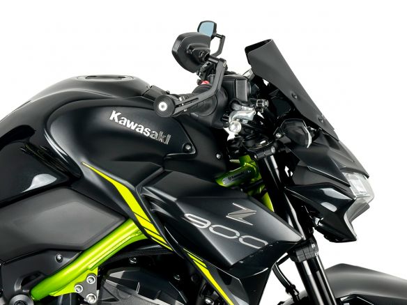 PARE-BRISE WRS SPORT NOIR MAT KAWASAKI Z 900 2020-2024 