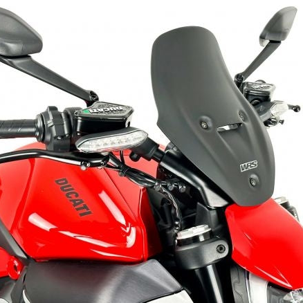 PARE-BRISE WRS TOURING NOIR MAT DUCATI DIAVEL V4 2023-2024 