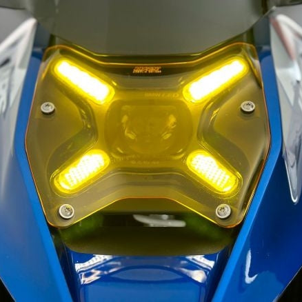 Protection phare WRS jaune fluo BMW R 1300 GS 2023-2024 